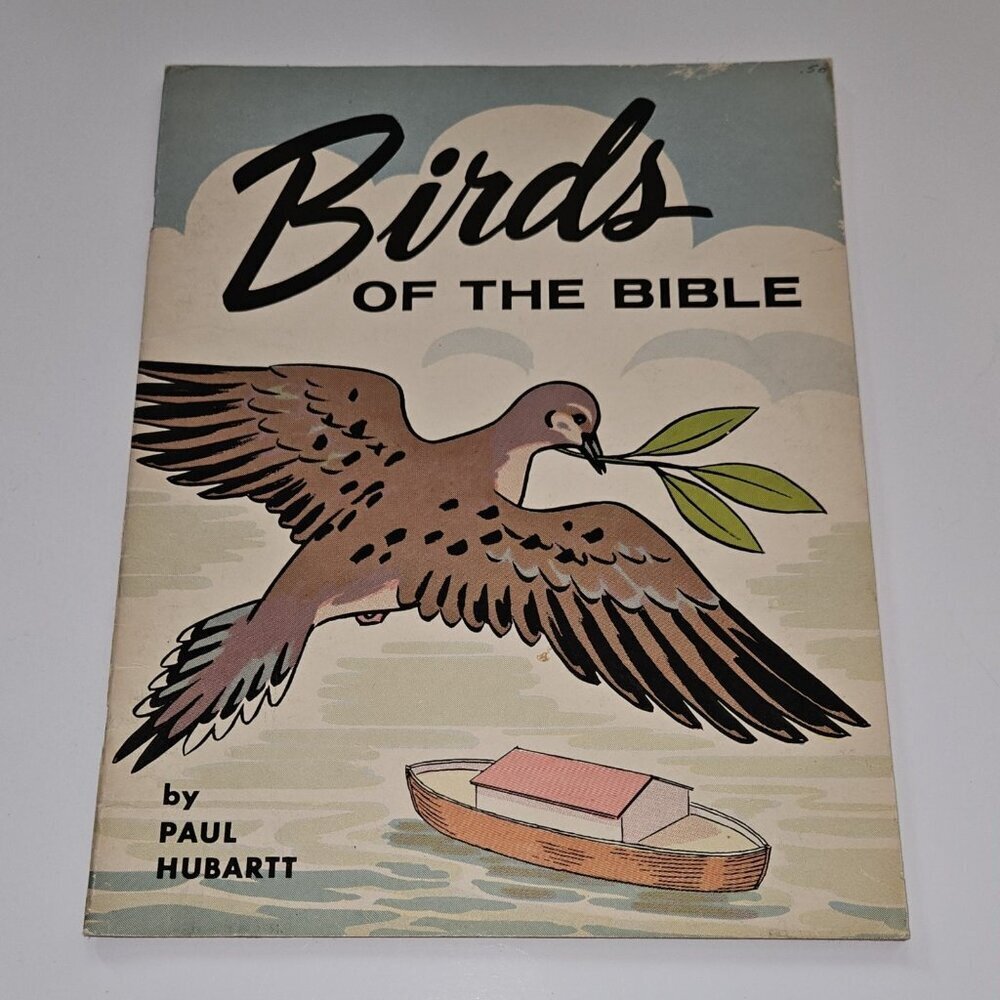 VTG Birds of the Bible Soft Cover Book 1961 Zondervan Paul Hubartt Coloring PBK